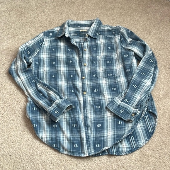 “Hollister- Flannel Button Down size large” - Picture 1 of 6